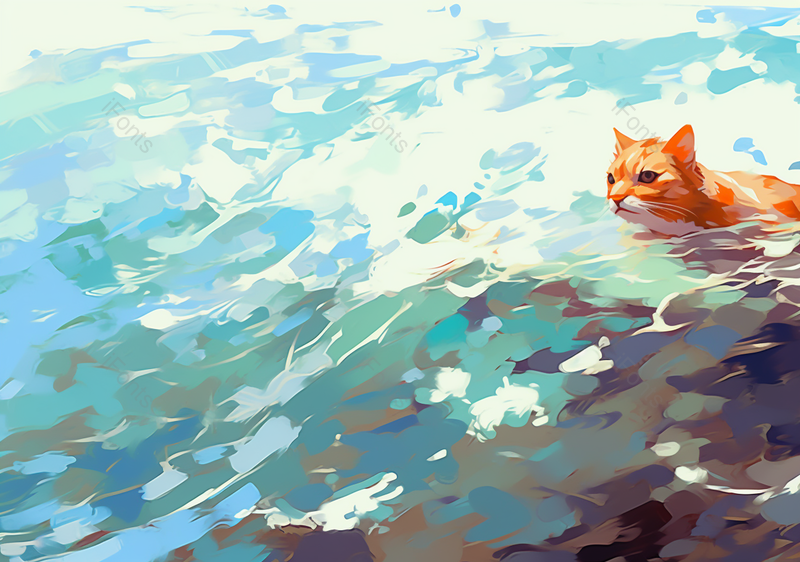 蓝色唯美海浪漂流瓶插画,插画/手绘图,插画/手绘图库,插画/手绘图下载,插画/手绘